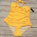 Tempt Me Women One Piece Yellow Swimsuit. Size L Photo 0