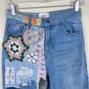 Urban Outfitters  BDG Patchwork Bohemian Maximalist High Waisted Flare Jeans Photo 2