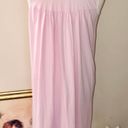 Vintage NICOLE baby pink maxi Nightgown Large Photo 3