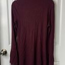 n:philanthropy N Philanthropy red burgundy ribbed button front Sia shirt size medium Photo 3