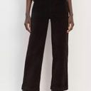 Everlane  The Corduroy Wide Leg Pant in Black Size 6 NWT Photo 0