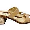 Sole Society  New Lunespa Jute Wrapped Block Heel Sandals Neutral Tan Size 9 Photo 3