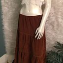 The Territory Ahead Prairie Corduroy pleated ruffle maxi skirt! Photo 3