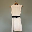 idem Ditto  Los Angeles White Sleeveless Profrssional Dress w/ Black Belt size M Photo 1