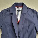 Tommy Hilfiger  Womens Blazer Size 4 Blue Tailored Fit Gold Buttons Career Work Photo 12