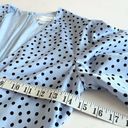 Ted Baker  MABBEL DOTTY PEPLUM Polka Dot DRESS, BLUE/BLACK DOT size 0/US 2 Photo 9