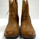 Dingo NEW  Cowboy Boots Sierra Tan Leather Harness Western Studded Brown Size 7.5 Photo 4