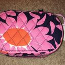 Vera Bradley Pink new floral makeup bag zip up Photo 0