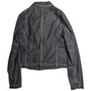 Krass&co Bootheel Trading  Sheryl Crow Dark Wash Denim Offset Zip Motorcycle Jacket S Photo 1