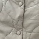 Marc New York  Andrew Marc Faux Leather Quilted Jacket | Beige Cream | Medium Photo 4