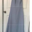 Hayley Paige Occasions Hayley Paige blue bridesmaid dress 5714 maxi chiffon size 8 wedding guest modest Photo 0