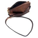 Krass&co JEN & . Vegan Leather Crossbody Bag Purse Brown Adjustable Strap Photo 2