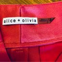 Alice + Olivia  Cady High-Waist Raspberry Pink Pocket Satin Shorts Sz 8 ~ Barbie Photo 4