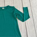 Zyia  Active size medium chill perforated teal long sleeve gym workout shirt Photo 5