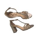 Nina  Haviva Golden Champagne Sparkle Sandals Size 11 Photo 4