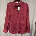 Vince 
Stretch Silk Button-Up Shirt size Small (b24) Photo 6