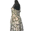 Entro New Olive Floral Square Neck Dress  Size Medium Photo 6