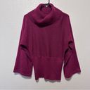 a.n.a  Women's Rusty Burgundy Cowl Neck Bell Sleeve Knit Dolman Pullover Sweater Photo 0