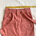 Hugo Boss  Utility Pocket Paperbag High Waist Belted Mini Skirt Size S Peach Photo 5