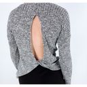 LA Hearts  Heathered Open Back Long Sleeve Sweater Size Small Photo 1