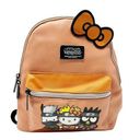 Sanrio  Hello Kitty X Naruto Shippuden Vegan Leather Mini Backpack With Bow Photo 0