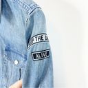 Zadig & Voltaire NWT  This Denim Patch Button Down Top S Blue Photo 4