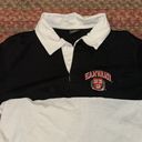 Polo HARVARD UNIVERSITY AUTHENTIC BLACK & WHITE COLOR BLOCK  LONG SLEEVE TEE Photo 1