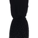 White House | Black Market  Black Sleeveless Studded Skirt Casual Dress Size XS Photo 3