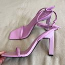 Marc Fisher Arthur Ankle Strap High Heel Sandal Patent Leather Size 7 Purple Photo 8