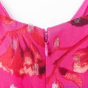 White House | Black Market NEW  Barbie pink Floral Cold-Shoulder Dress, 6 Photo 8