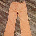 Ralph Lauren  Orange Artsy Funky Peasant Boho Kid Core Corduroy Pants Size 10 Photo 3