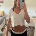 Brandy Melville White Crop Top Photo 0