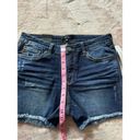 Dear John  Womens Sydney Distressed Fray Hem Short Blue Denim Size 27 NWT Photo 7