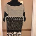 Aryeh  Turtleneck Fair Isle Mixed print Sweater Tan Black medium Photo 1