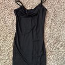 Forever 21 black cowl neck mini dress Photo 0