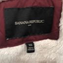 Banana Republic  detachable hood burgundy vest Photo 5