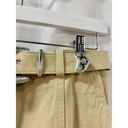 Lovers + Friends NWT  Jane High Low Denim Belted Maxi Skirt Beige Women's XS Photo 6