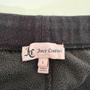 Juicy Couture Y2K Black Velour Jogger Track Pants Size L Photo 2