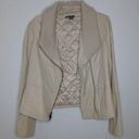 Vince  goat leather cream jacket Photo 0