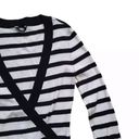 Guess  GBG Los Angeles Cardigan Sweater Womens Medium V Neck Striped Long Sleeve Photo 4