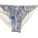 Poupette St. Barth  Lucy Pom Trim Dotted Bikini Bottom Navy Blue Size XS Photo 4