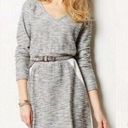 Anthropologie  saturday sunday gray long sleeve sweater dress with pockets size S Photo 0