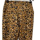 Carbon 38  Womens Printed High Rise Layered Gold Leopard 7/8 Leggings Size Small Photo 2