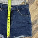 Everlane  The Way High Denim Jean Shorts Womens Size 28 Raw Hem Hi-Rise Photo 3