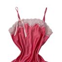 Victoria's Secret  Coral Pink Lace Slip Dress Photo 4