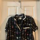 Kate Spade  Black Multicolor Cocktails Print Pajama Top XS Photo 4