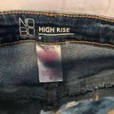 No Bo  High Rise Cropped Distressed Jeans Womens Sz 9 Blue Photo 4