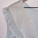 Vintage Blue  Nightgown Housedress Lace Frill Floral Grandma Grandmacore Granny Photo 3