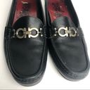 Salvatore Ferragamo  Black Leather Driver Loafers Photo 1