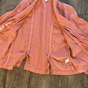 J.Jill  Blazer Women Size Extra Small Pink Button Linen Rayon Blend Workwear Photo 6